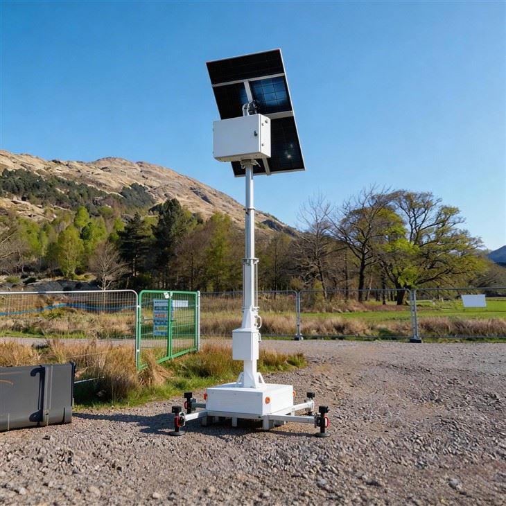 Economic CCTV Tower Outdoor Events suppliers