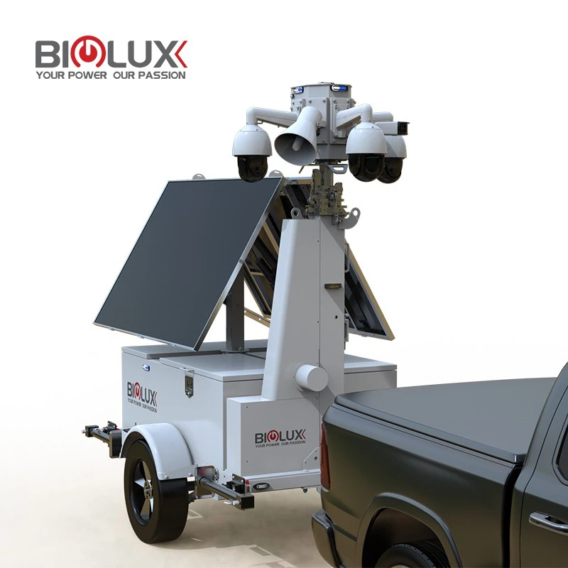HiSOLO Solar Mobile Surveillance Tower – Reliable, Clean, And Portable Security price