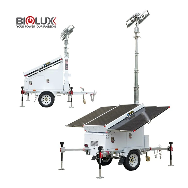 Off-Grid Lighting TowerMobile Solar Light Tralier