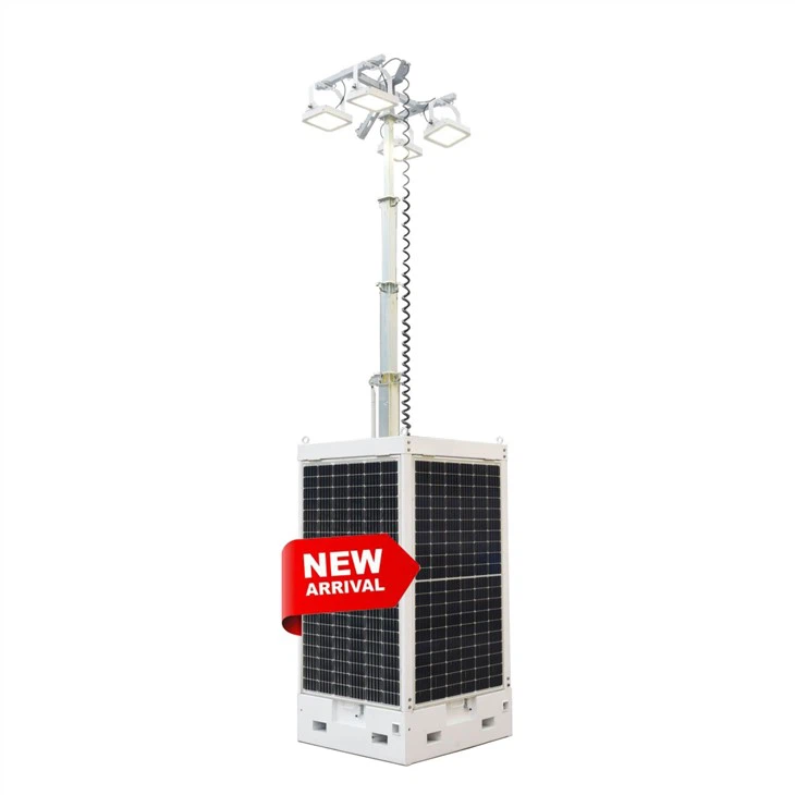 Cube Long Life Span Portable Mobile Solar Light Tower Cube Type