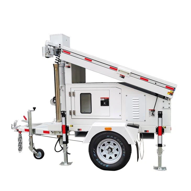 Mobile Solar CCTV Tower