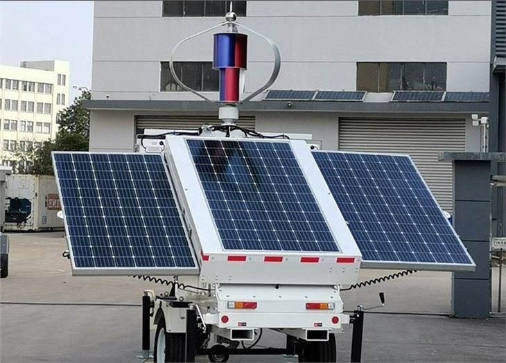 mobile solar wind light tower