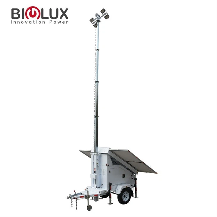 Mobile Solar Light Tower 600W
