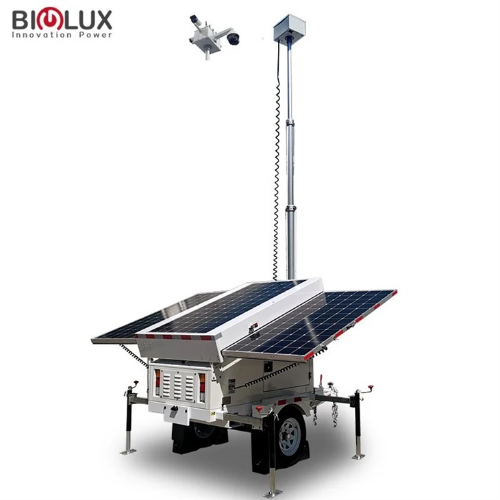 2023 Latest Mobile Solar Surveillance Trailer