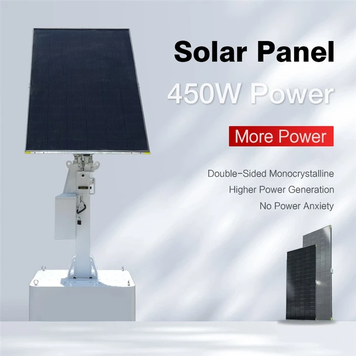 BIGLUX Solar CCTV Tower For Construction And Parking Monitoring best